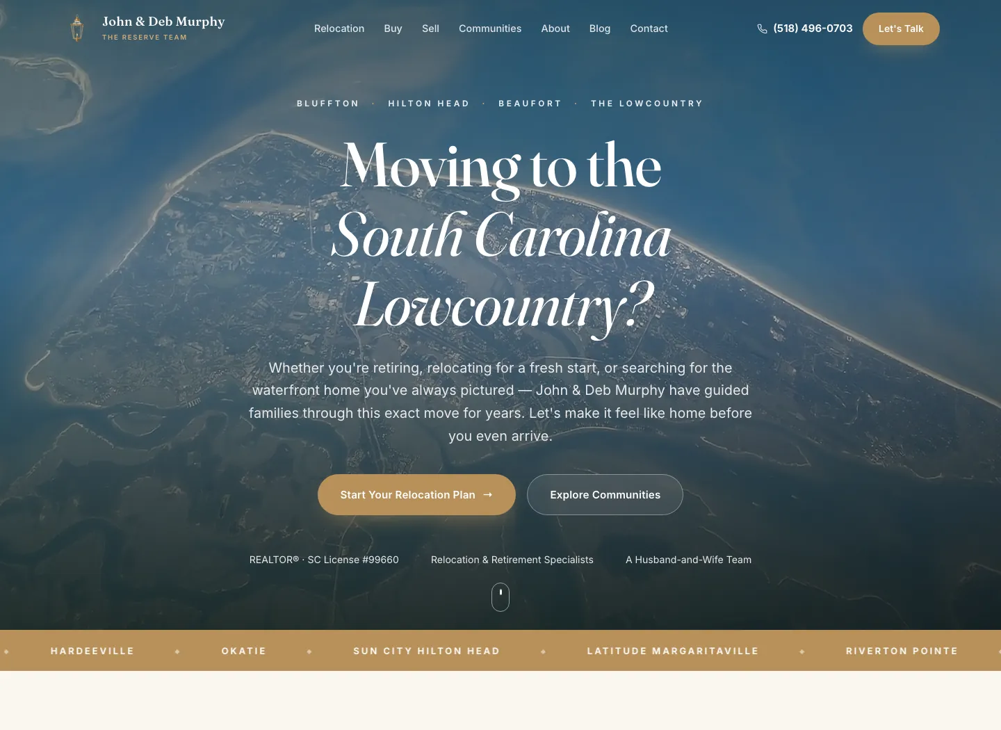 John & Deb Murphy website design